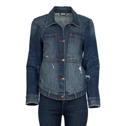 Natürliche Reflexionen-Jeansjacke