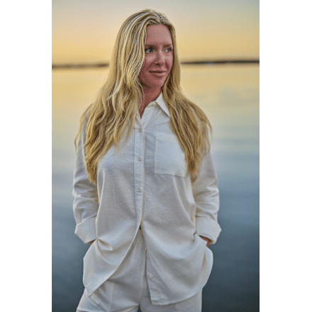World Wide Sportsman Bonita Springs gewebtes Button-Down-Langarmhemd