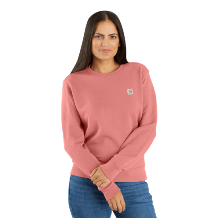 Carhartt Relaxed-Fit mittelschweres French-Terry-Sweatshirt mit Rundhalsausschnitt
