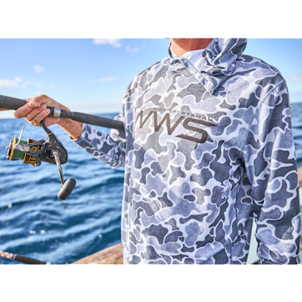 World Wide Sportsman 3D Cool Casting Langarm-Hoodie