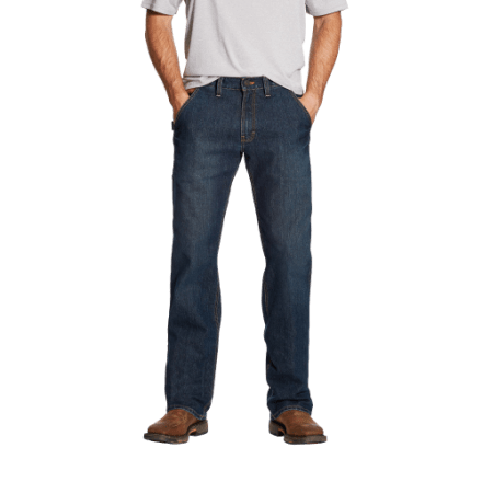 Ariat Rebar M4 Relaxed DuraStretch Workhorse Boot Cut Jeans für Herren