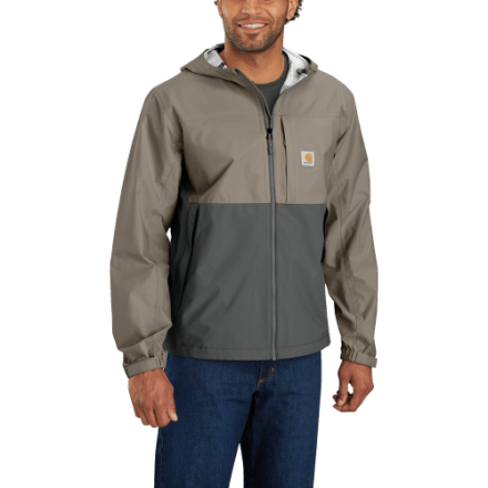 Carhartt Storm Defender Relaxed-Fit leichte, verstaubare wasserdichte Jacke