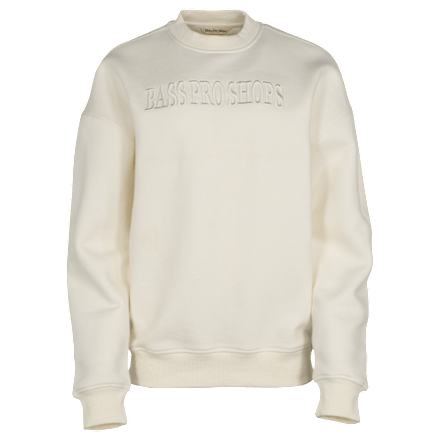 Bass Pro Shops besticktes Langarm-Sweatshirt mit Rundhalsausschnitt für Damen