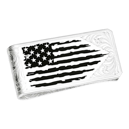 Montana Silversmiths Geldscheinklammer, hergestellt in den USA, robust