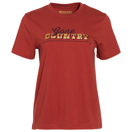 RedHead Ranch Gone Country Kurzarm-T-Shirt mit klassischer Passform und Grafik