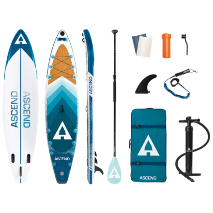 Ascend 11'6" aufblasbares Stand-Up-Paddleboard-Paket