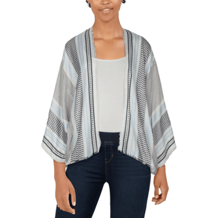 Natural Reflections Chambray-Streifen-Kimono