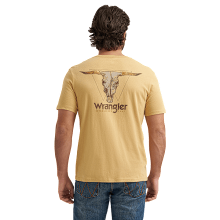 Kurzarm-T-Shirt mit Wrangler-Schädel-Grafik