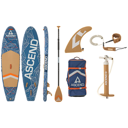Ascend 10'6" aufblasbares Stand-Up-Paddleboard-Paket