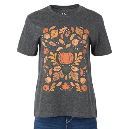 Natural Reflections Herbstkürbis-Kurzarm-T-Shirt