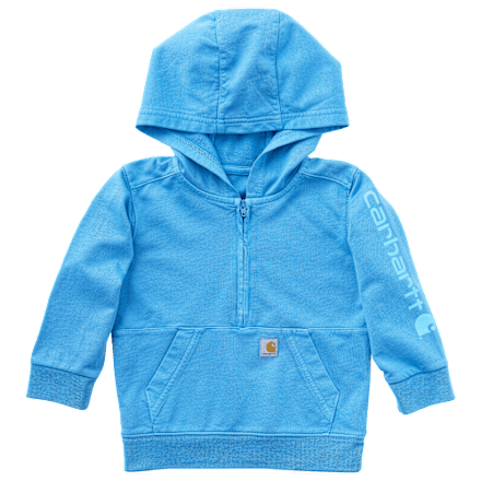Carhartt French Terry Garment-Dye Half-Zip Kapuzenpullover für Kleinkinder