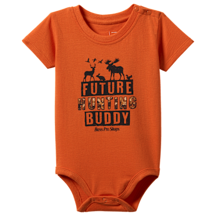 Bass Pro Shops Future Hunting Buddy Camo Kurzarm-Body für Babys