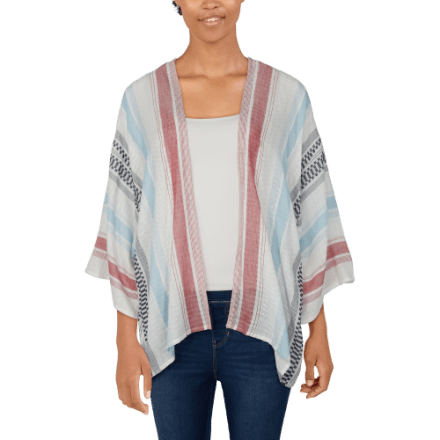 Natural Reflections Fairgrounds-Streifen-Kimono