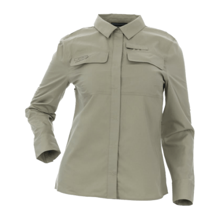 DSG Oberbekleidung Field Langarm-Button-Down-Hemd für Damen