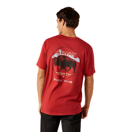 Ariat Patriot Buffalo Coin Kurzarm-T-Shirt für Herren