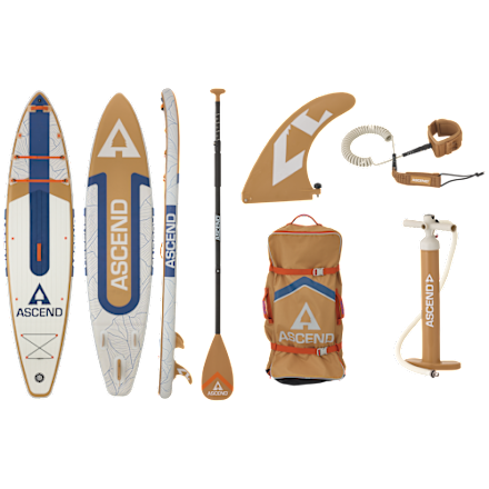 Ascend 11'6'' aufblasbares Stand-Up-Paddleboard-Paket