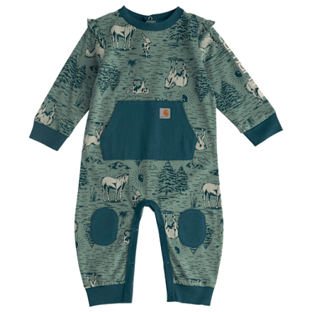 Carhartt Langarmoverall mit Pferdemuster für Babys