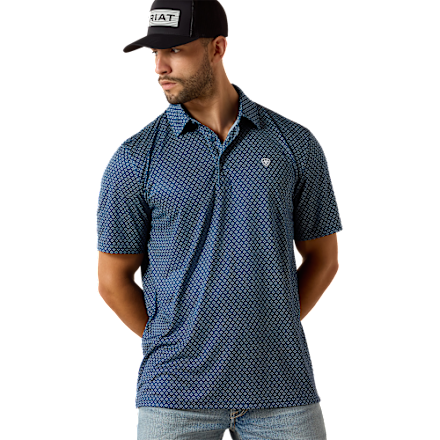 Ariat Allover-Print-Kurzarmpolo