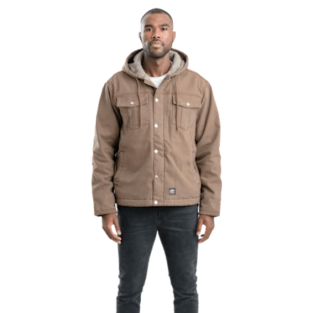 Berne Washed Sherpa-gefütterte Kapuzenjacke