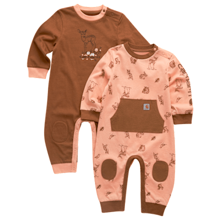 Carhartt Langarm-Overalls, 2-teiliges Set für Babys