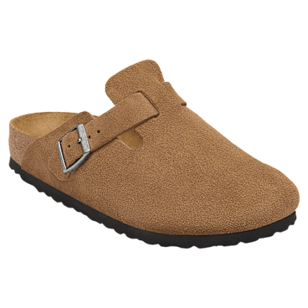 Birkenstock Boston Wildleder-Leder-Clogs für Damen