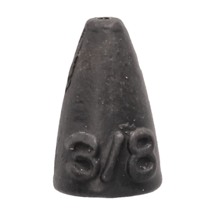 Bass Pro Shops bemalte Blei-Wurmgewichte – Schwarz