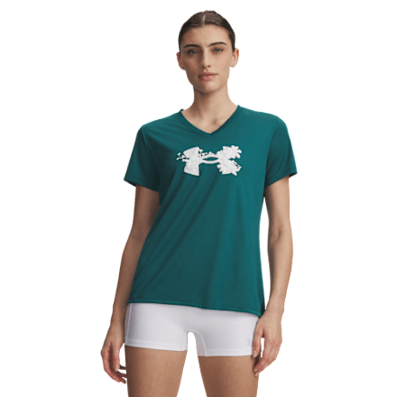 Under Armour Tech Graphic Kurzarmshirt mit V-Ausschnitt