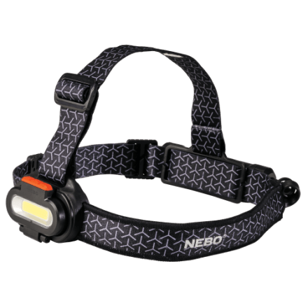 NEBO Einstein Wiederaufladbare 1500 Lumen Flex-Stirnlampe