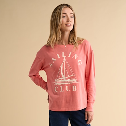 Natural Reflections Sailing Club Grafik-Langarm-T-Shirt