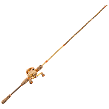 Bass Pro Shops Prodigy Baitcast Combo in Brown Fish Camo