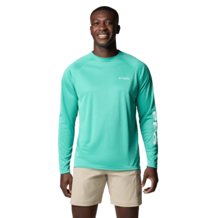 Columbia PFG Terminal Tackle Heather Langarmshirt für Männer