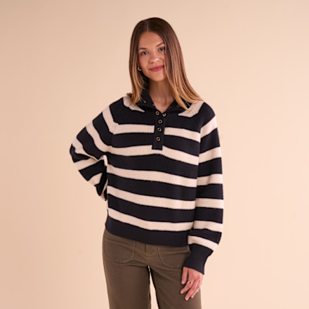 Gestreifter Henley-Pullover von Natural Reflections