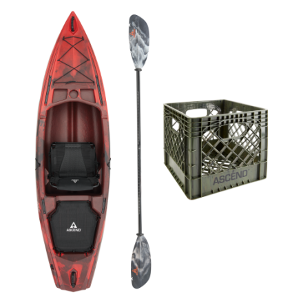 Ascend 10SI Sit-In-Kajak-Angelpaket