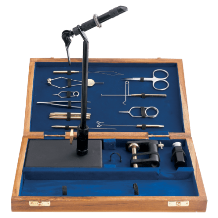 White River Fly Shop Deluxe Fliegenbindeset mit Koffer