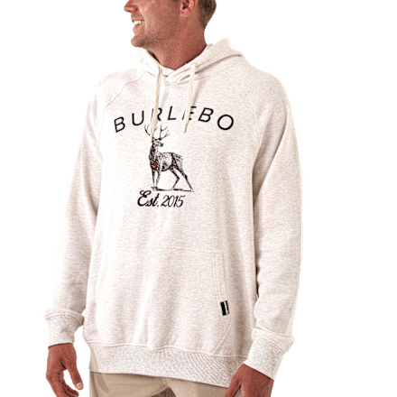 BURLEBO Whitetail Deer Fleece Hoodie