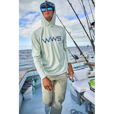 World Wide Sportsman 3D Cool Logo Langarm-Hoodie