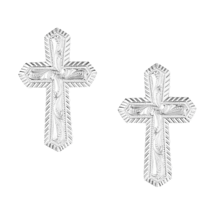 Montana Silversmiths Steadfast Faith Kreuz-Ohrringe