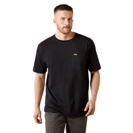 Ariat Rebar Cotton Strong Standard Pocket Kurzarm-T-Shirt für Herren