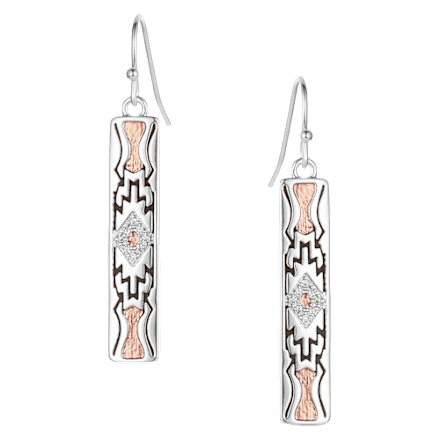 Montana Silversmiths Golden Horizon Bar-Ohrringe