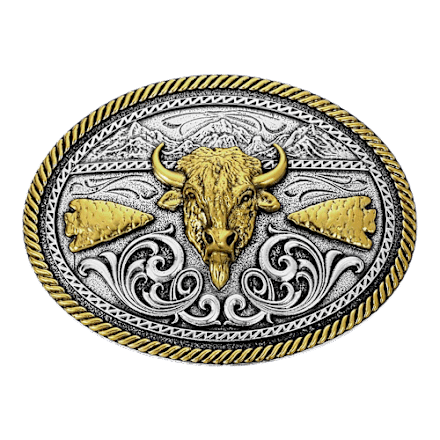 Montana Silversmiths Buffalo Ridge Gürtelschnalle