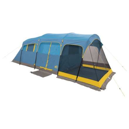 Bass Pro Shops 8-Personen-Hybrid-Tunnelzelt mit Sichtschutzveranda