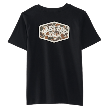 Bass Pro Shops Retro Camo Graphic Kurzarm-T-Shirt für Kinder