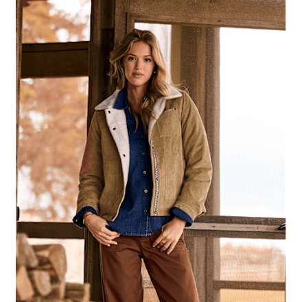 Natural Reflections Trucker-Jacke aus Cord