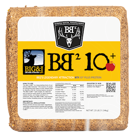 Big & J BB2 10+ Apple Deer Attractant Block