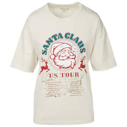 Natural Reflections Santa's World Tour Short-Sleeve T-Shirt