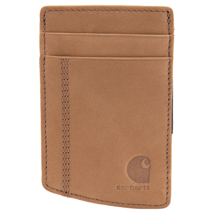 Carhartt Saddle Leder-Brieftasche mit Vordertasche