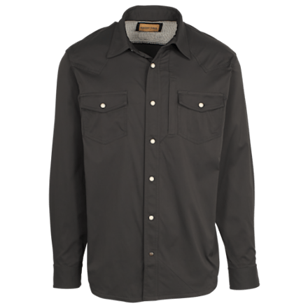 RedHead Ranch Wyatt Langarmshirt mit Druckknopfverschluss vorne