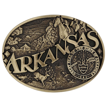 Montana Silversmiths Arkansas Heritage Attitude Gürtelschnalle