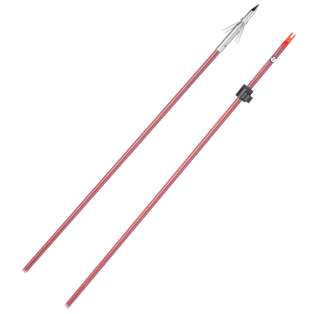 Cajun Bogenschießen Wasp Bowfishing Pfeil mit 4 Barb Stinger Point
