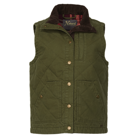 Natural Reflections Quilted Canvas Vest